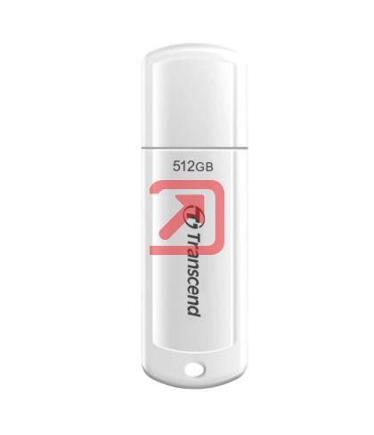 Памет Transcend 512GB, USB3.1, Flash Drive, Capless, White