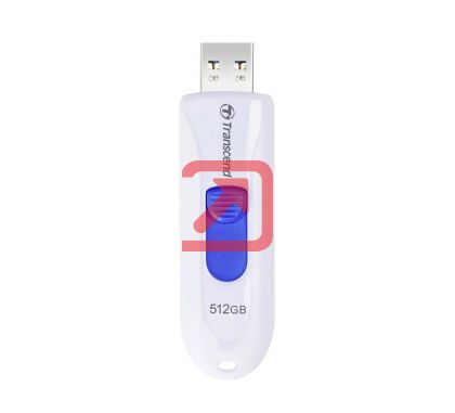 Памет Transcend 512GB, USB3.1, Flash Drive, Capless, White