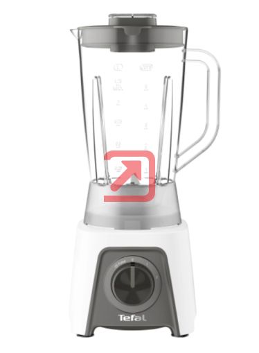 Блендер Tefal BL2C0130, Blendeo+, 450W, 2 speeds, 4 blades, 1.25 LU plastic jar, white