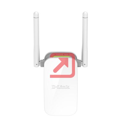 Безжичен усилвател D-Link Wireless Range Extender N300 With 10/100 port and external antenna