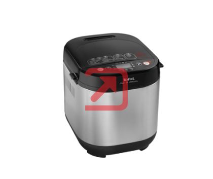 Хлебопекарна Tefal PF240E38, Pain Plaisir, Breadmaker, 500/750/1 kg, 20 programs, black/Inox, 720W, 3 Levels of firing