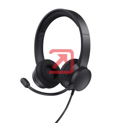Слушалки TRUST Ayda USB-ENC PC Headset