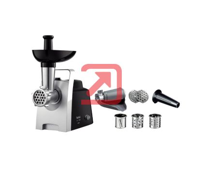 Месомелачка Tefal NE109838, HV1 7IN 1, 1400W, 1.7kg/min, coulis, 2 grids, shredder 3 drums, handle