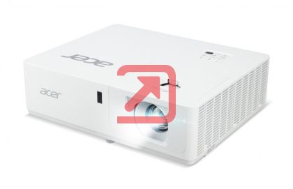 Мултимедиен проектор Acer Projector PL6610T, DLP, WUXGA (1920x1200), 2 000 000:1, 360' projection, 5500 ANSI Lumens, Laser, Lamp life 20000 hours, HDMI 2.0/MHL, VGA, RCA, Audio, RS232, DC Out (5V/1.5A, USB Type A), HDBaseT(RJ45), 2 x Speaker 10W, 6kg, Whi