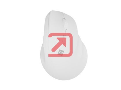 Мишка Natec Vertical Mouse Crake 2 Wireless, 2400DPI Bluetooth 5.2 + 2.4 GHz White