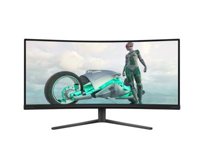 Монитор Philips Evnia 34M2C3500L, 34" Curved 1500R VA WLED, 3440x1440@180Hz, 1ms GtG, 0.5ms MPRT, 300cd m/2, 3000:1, Mega Infinity DCR, Adaptive Sync, FlickerFree, Low Blue Light, Tilt, 2xHDMI, DP