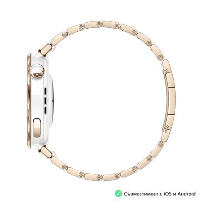 Часовник Huawei Watch GT5 Pro Jana-B29C, 1.32" Amoled 466x466, PPI 352, BT5.2, BLE/BR/EDR, 323mAh, 40-meter free diving, HUAWEI TruSense System, ECG analysis, Battery life up to 7 days, Compatible with iOS and Android devices, Ceramic