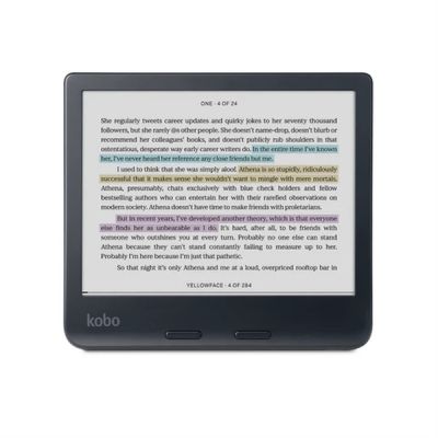 Четец за Е-книги Kobo Libra Colour e-Book Reader, E Ink Kaleido touchscreen 7 inch, 1680 x 1264, 32 GB, 2 GHz, Greutate 0.215 kg, Wireless Da, Comfort Light PRO, IPX8 - up to 60 mins in 2 metres of water, 15 file formats supported natively, Black