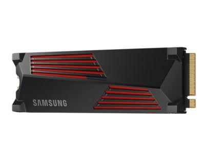 Твърд диск Samsung SSD 990 PRO 4TB Heatsink PCIe 4.0 NVMe 2.0 M.2 V-NAND 3-bit MLC, 256-bit Encryption, Read 7450 MB/s Write 6900 MB/s 