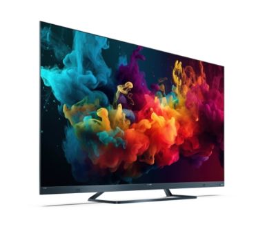 Телевизор Sharp 65FQ5EG, 65" QLED  GOOGLE TV, 4K Ultra HD 144Hz Quantum Dot 3840x2160 Aluminium Slim Frameless, AQUOS AI, DVB-T/T2/C/S/S2, 500 NIT, Active Motion 1400, HARMAN/KARDON, HDR10, Dolby Atmos, Dolby Vision, DTS:X, Google Assistant, HDMI eARC, Mi