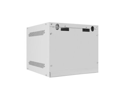 Комуникационен шкаф Lanberg rack cabinet 10" wall-mount 4U / 280x310 for self-assembly (flat pack), grey