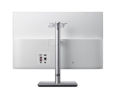 Настолен компютър - всичко в едно Acer Aspire C24-195ES, 23.8" FHD(1920x1080) non touch, Intel Core Ultra 7 155U (up to 4.80GHz, 12MB), 1*16GB DDR5, 1024GB PCI-e SSD + M.2 free slot, no DVD, Intel Graphics, Kbd & Mouse Wireless, RJ-45, WiFi AX & BT, Heigh