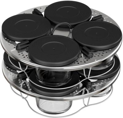 Бурканчета Tefal XA6140E0 8 glass jars with lids for Cook4me