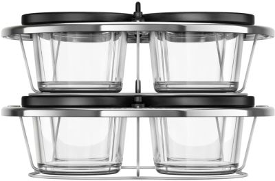Бурканчета Tefal XA6140E0 8 glass jars with lids for Cook4me