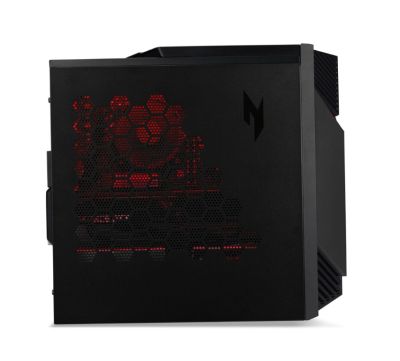 Настолен компютър Acer Nitro N50-130, AMD Ryzen 7 7700 (up to 5.30GHz, 40MB), 32GB DDR5 4800MHz (2*16GB), 1024GB SSD PCI-e + 1*M.2 free, NVIDIA GeForce RTX 4060 8GB GDDR6, No DVD, 5*USB 3.2,Type-C, 2*USB 2.0, Mic.&Audio jacks, RG-45, GLAN, Wi-Fi AX/6E&BT 