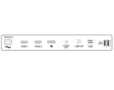 Монитор Philips 325B1L, 31.5" IPS WLED, 2560x1440@75Hz, 4ms GtG, 250cd m/2, 1200:1, DCR 50M:1, Adaptive Sync, FlickerFree, Low Blue Mode, 3Wx2, Tilt, Height Adjust, Pivot, Swivel, 2xHDMI, DP, USB hub