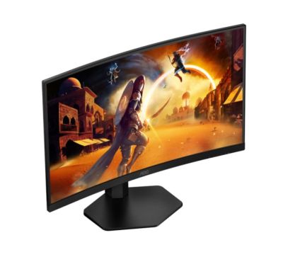 Монитор AOC CQ27G4X, 27" Curved 1500R, Fast VA, WLED, 2560x1440@180Hz, 1ms GtG, 0.5ms MPRT, 300cd m/2, 4000:1, 80M:1 DCR, Adaptive Sync, FlickerFree, Low Blue Light, Tilt, Height Adjust, Swivel, 2xHDMI, DP