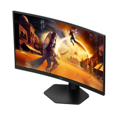 Монитор AOC CQ27G4X, 27" Curved 1500R, Fast VA, WLED, 2560x1440@180Hz, 1ms GtG, 0.5ms MPRT, 300cd m/2, 4000:1, 80M:1 DCR, Adaptive Sync, FlickerFree, Low Blue Light, Tilt, Height Adjust, Swivel, 2xHDMI, DP