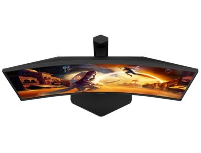 Монитор AOC CQ27G4X, 27" Curved 1500R, Fast VA, WLED, 2560x1440@180Hz, 1ms GtG, 0.5ms MPRT, 300cd m/2, 4000:1, 80M:1 DCR, Adaptive Sync, FlickerFree, Low Blue Light, Tilt, Height Adjust, Swivel, 2xHDMI, DP
