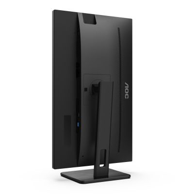 Монитор AOC Q27P2Q, 27" IPS WLED, 2560x1440@75Hz, 4ms GtG, 300cd m2, 1000:1, DCR 50M:1, FlickerFree, Low Blue Light, 2Wx2, Tilt, Height Adjust, Pivot, Swivel, D-SUB, HDMI, DP, USB hub