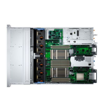 Сървър Dell PowerEdge R760XS, 8 x 2.5" (SAS, SATA), Intel Xeon Silver 4410Y (2Ghz, 30M), 16GB DDR5 RDIMM, 1x480GB SSD SATA RI 6Gbps 512, Rails, Bezel, Front PERC H755 Front Load, iDRAC9 Enterprise 16G, Dual 700W Titanium, 5Y ProSpt