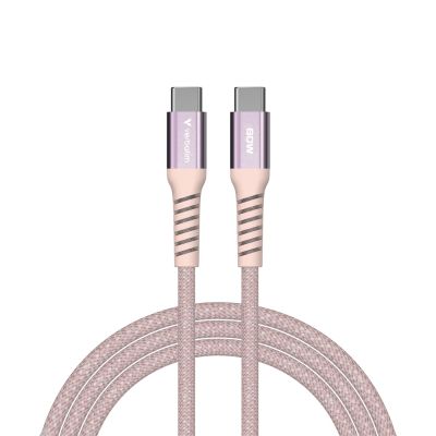 Кабел Verbatim Sync & Charge USB-C to USB-C 60W Magnetic 120 cm - Pink