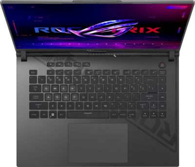 Лаптоп Asus Strix G16 G614JV-N4071,Intel i7-13650HX,( 2.6 GHz 24M Cache, up to 4.9 GHz ),16.0 QHD+ 2560x1600 16:10, AG, 240 Hz,DDR5 16GB ( 8GB DDR5-4800 SO-DIMM *2 ) ,1TB , RTX4060 8GB GDDR6,Wi-Fi 6E ,Backlit Chiclet Keyboard 1-Zone RGB,NO OS,Eclipse Gray