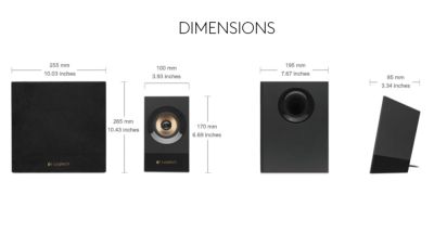 Аудио система Logitech 2.1 Speakers Z533, 120W Black