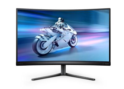 Монитор Philips Evnia 27M2C5500W, 27" Curved 1000R, Fast VA, WLED, 2560x1440@240Hz, 1ms GtG, 0.5ms MPRT, 400cd m/2, 3000:1, Mega Infinity DCR, Adaptive Sync, FlickerFree, LowBlue Mode, Tilt, Height Adjust, Swivel, 2xHDMI, 2xDP, USB hub