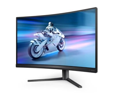 Монитор Philips Evnia 27M2C5500W, 27" Curved 1000R, Fast VA, WLED, 2560x1440@240Hz, 1ms GtG, 0.5ms MPRT, 400cd m/2, 3000:1, Mega Infinity DCR, Adaptive Sync, FlickerFree, LowBlue Mode, Tilt, Height Adjust, Swivel, 2xHDMI, 2xDP, USB hub
