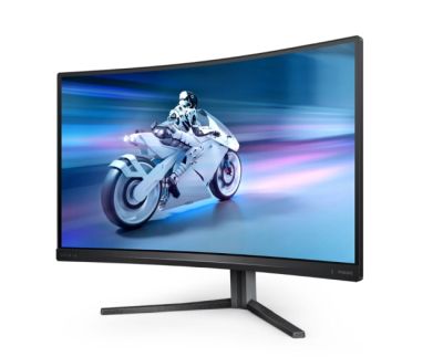 Монитор Philips Evnia 27M2C5500W, 27" Curved 1000R, Fast VA, WLED, 2560x1440@240Hz, 1ms GtG, 0.5ms MPRT, 400cd m/2, 3000:1, Mega Infinity DCR, Adaptive Sync, FlickerFree, LowBlue Mode, Tilt, Height Adjust, Swivel, 2xHDMI, 2xDP, USB hub