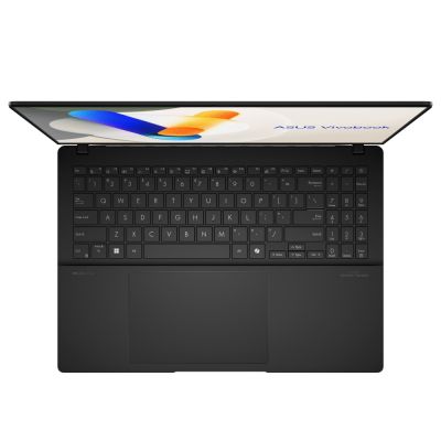 Лаптоп Asus Vivobook S M5606WA-MX077X,AMD Ryzen AI 9 HX 370  2.0GHz ,16 " OLED (3200 x 2000 ) 16:10,32GB LPDDR5X (on BD),1TB SSD,Backlit Chiclet Keyboard 1-Zone RGB with Num-key, Windows 11 Pro,Neutral Black, AI PC +Backpack