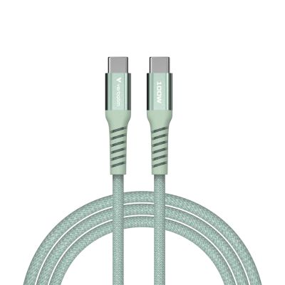 Кабел Verbatim Sync & Charge USB-C to USB-C 100W Magnetic 120 cm - Green