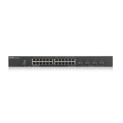 Комутатор ZyXEL XGS1935-28, 28 Port Lite-L3 Smart Managed Switch, 24x Gigabit Copper and 4x 10G SFP+, hybrid mode, standalone or NebulaFlex Cloud