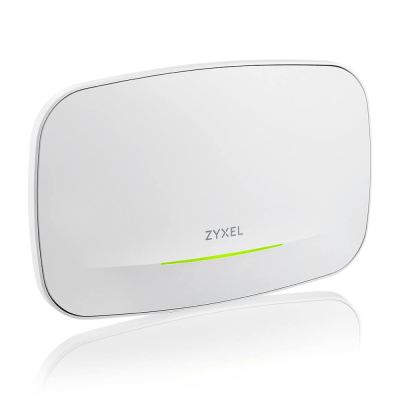 Аксес-пойнт ZyXEL NWA110BE BE6500 2x2 MU-MIMO, Dual Radio 2.4 and 5 or 6GHz, 1 x 2.5G LAN Ports, PoE+ (802.3at), Standalone/Nebula Cloud Managed Excluding Power Adapter
