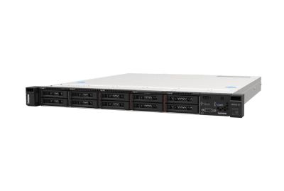 Сървър Lenovo ThinkSystem SR250 V3, Xeon E-2436 (6C 2.9GHz 12MB Cache/65W), 1x32GB, O/B, 2.5" HS (8), 5350-8i Internal, HS 800W Titanium, XCC2 Platinum, Rails