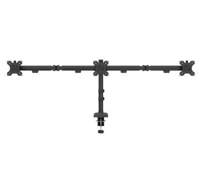 Стойка Neomounts Nero Triple Flat Screen Desk Mount (phone holder+Quick-fix clamp/grommet)