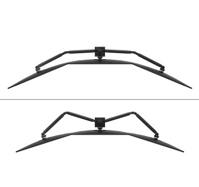 Стойка Neomounts Nero Triple Flat Screen Desk Mount (phone holder+Quick-fix clamp/grommet)