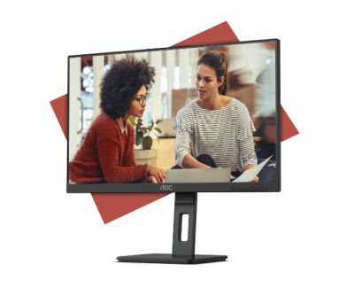 Монитор AOC 27E3QAF, 27" IPS WLED, 1920x1080@75Hz, 4ms GtG, 300cd m/2, 1000:1, 20M:1 DCR, Adaptive Sync, FlickerFree, Low Blue Light, 2Wx2, Tilt, Height Adjust, Pivot, Swivel, D-SUB, HDMI, DP