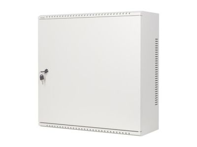 Комуникационен шкаф Lanberg rack cabinet 19" wall-mount 6U+3u/540x200 low-profile grey (assembled)