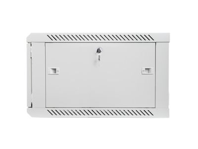 Комуникационен шкаф Lanberg rack cabinet 19" wall-mount 6U / 600x600 for self-assembly (flat pack), grey