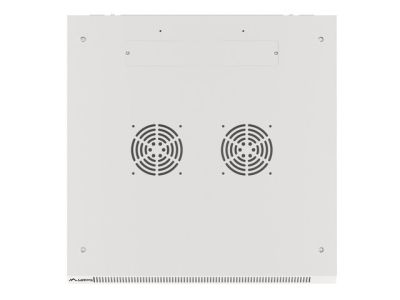 Комуникационен шкаф Lanberg rack cabinet 19" wall-mount 6U/600x600 for self-assembly with metal door grey (flat pack)