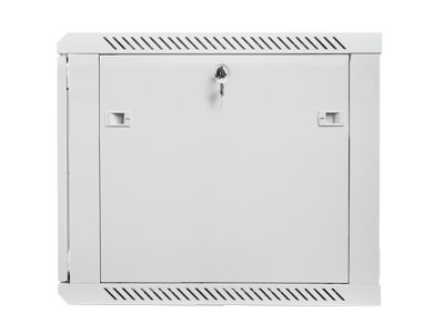 Комуникационен шкаф Lanberg rack cabinet 19" wall-mount 9U / 600x600 for self-assembly (flat pack), grey