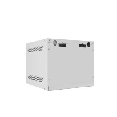 Комуникационен шкаф Lanberg rack cabinet 10" wall-mount 4U / 280x310 for self-assembly (flat pack) with metal door, grey