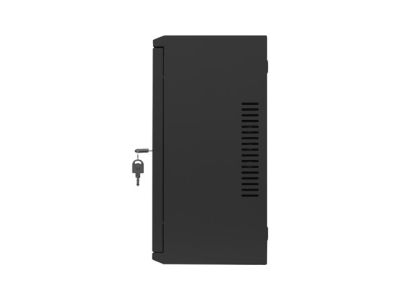 Комуникационен шкаф Lanberg rack cabinet 19" wall-mount 4U+3u/540x200 low-profile black (assembled)