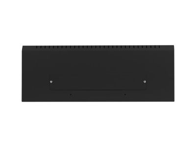 Комуникационен шкаф Lanberg rack cabinet 19" wall-mount 4U+3u/540x200 low-profile black (assembled)
