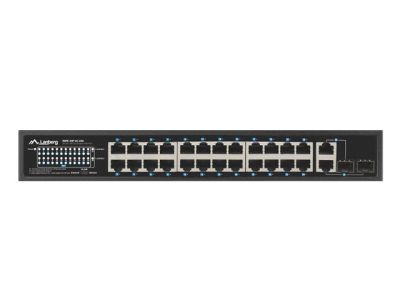 Комутатор Lanberg Switch 24 x 100MB POE+/2 x Combo Rack 19" Gigabit Ethernet, 250W