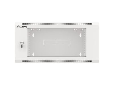 Комуникационен шкаф Lanberg rack cabinet 19" wall-mounted 4U 600 fast assembly (flat pack) grey