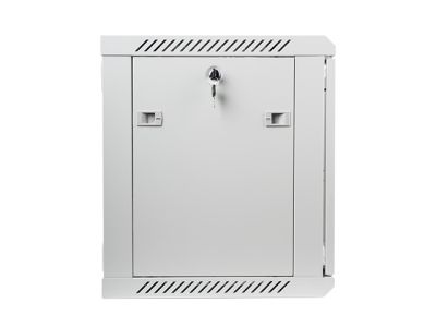 Комуникационен шкаф Lanberg rack cabinet 19" wall-mount 9U / 600x450 for self-assembly (flat pack), grey