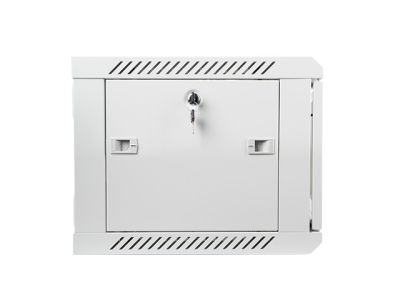Комуникационен шкаф Lanberg rack cabinet 19" wall-mount 6U / 600x450 for self-assembly (flat pack), grey